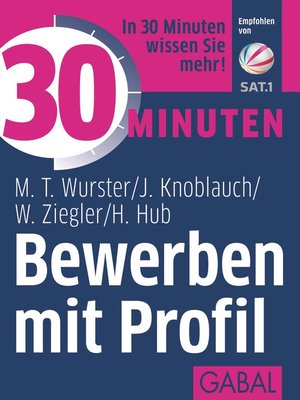 cover image of 30 Minuten Bewerben mit Profil